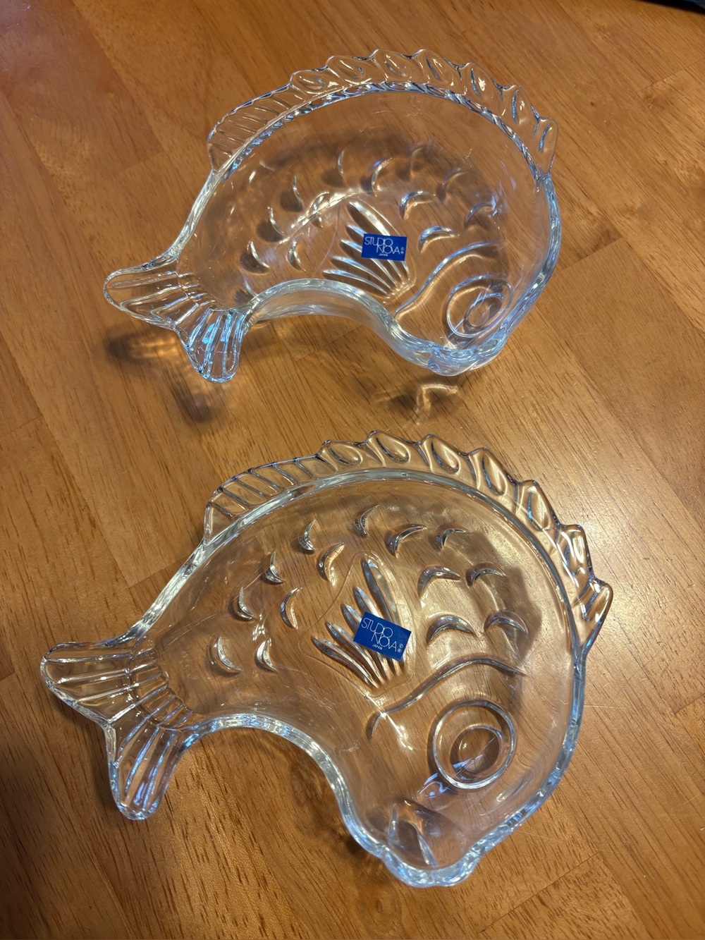 Studio Nova Fish Shaped Candy Bowl, Trinket Dish (Set of 2)